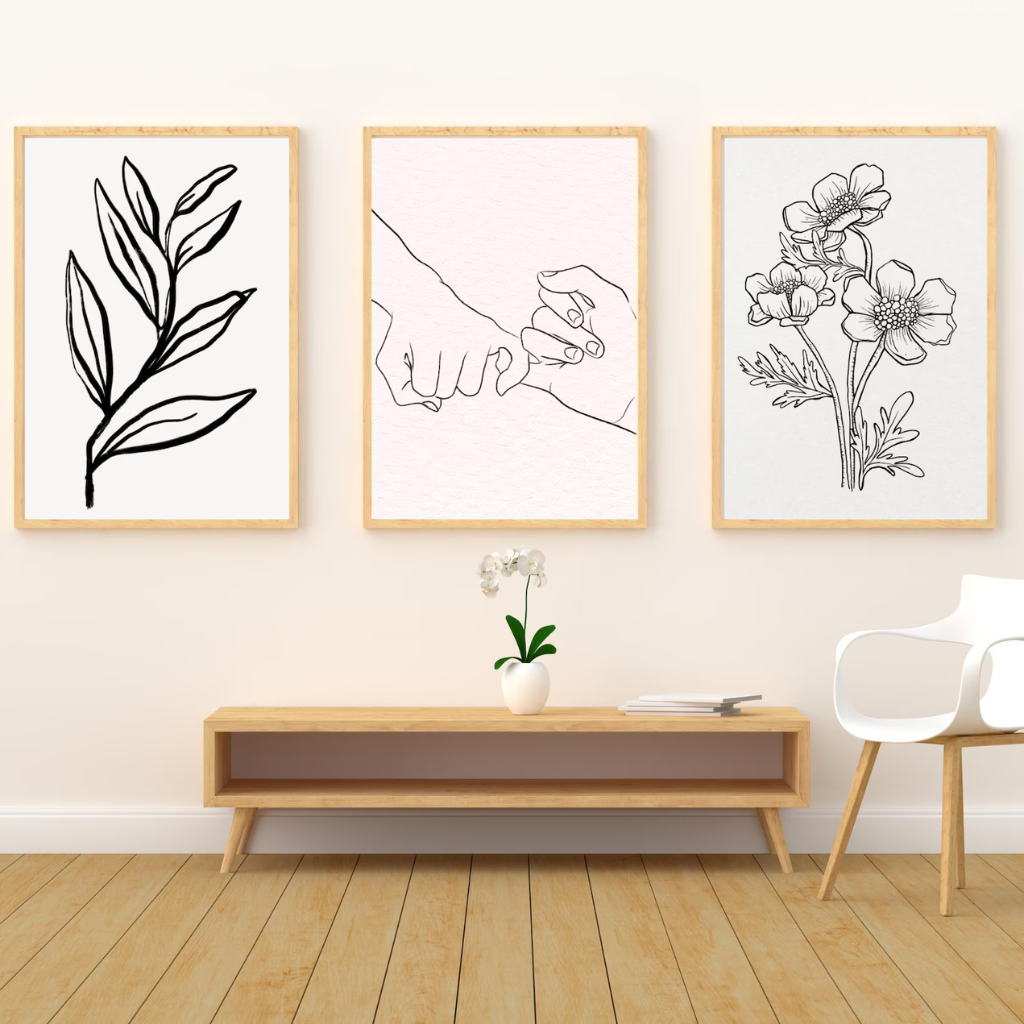 Boho Abstract Handmade Art, Over 300 Prints