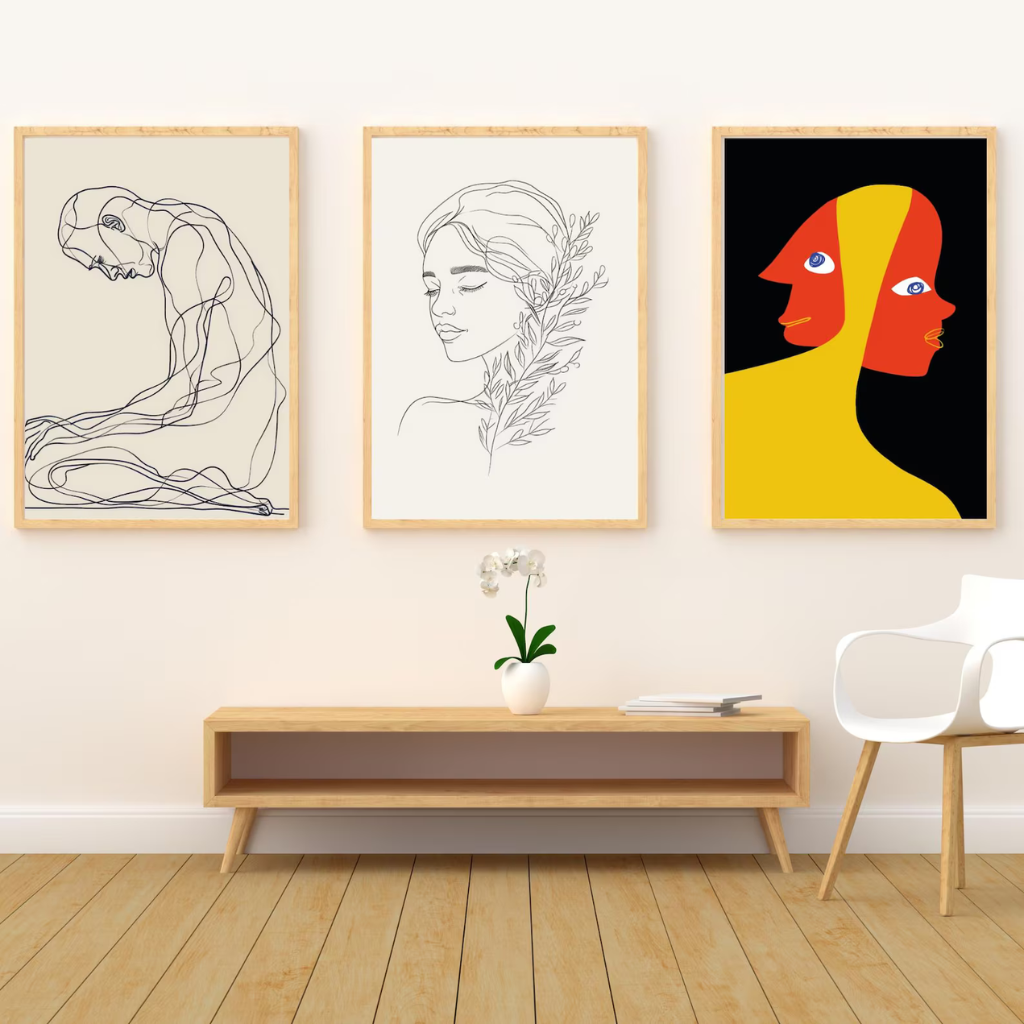 Boho Abstract Handmade Art, Over 300 Prints