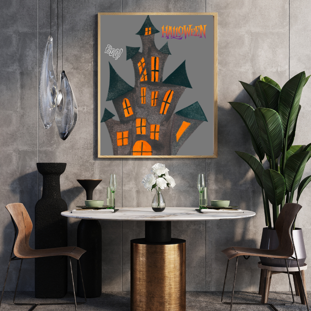 Halloween Art Handmade, over 600 prints