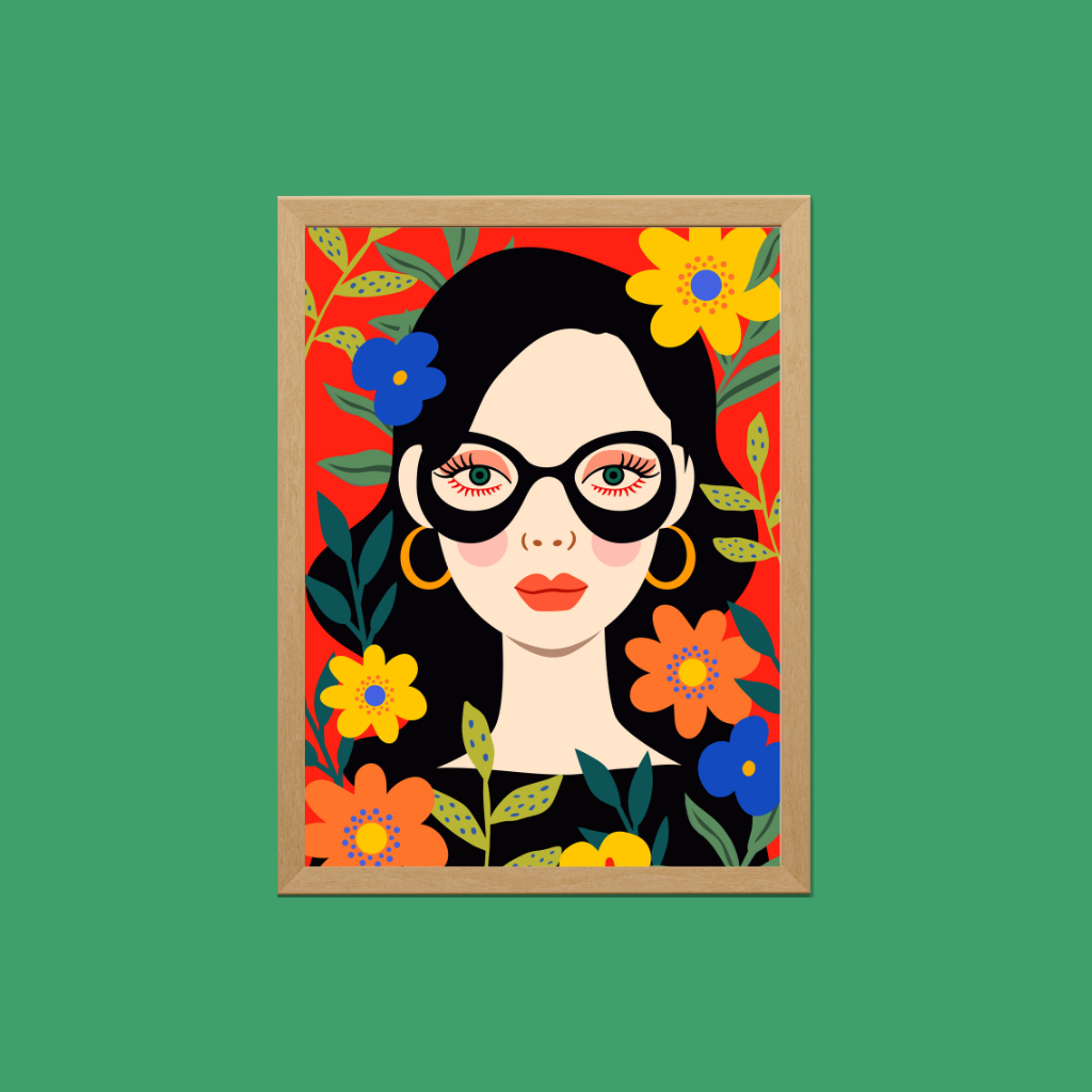 Flower Prints + Abstract Art Handmade, over 500 prints
