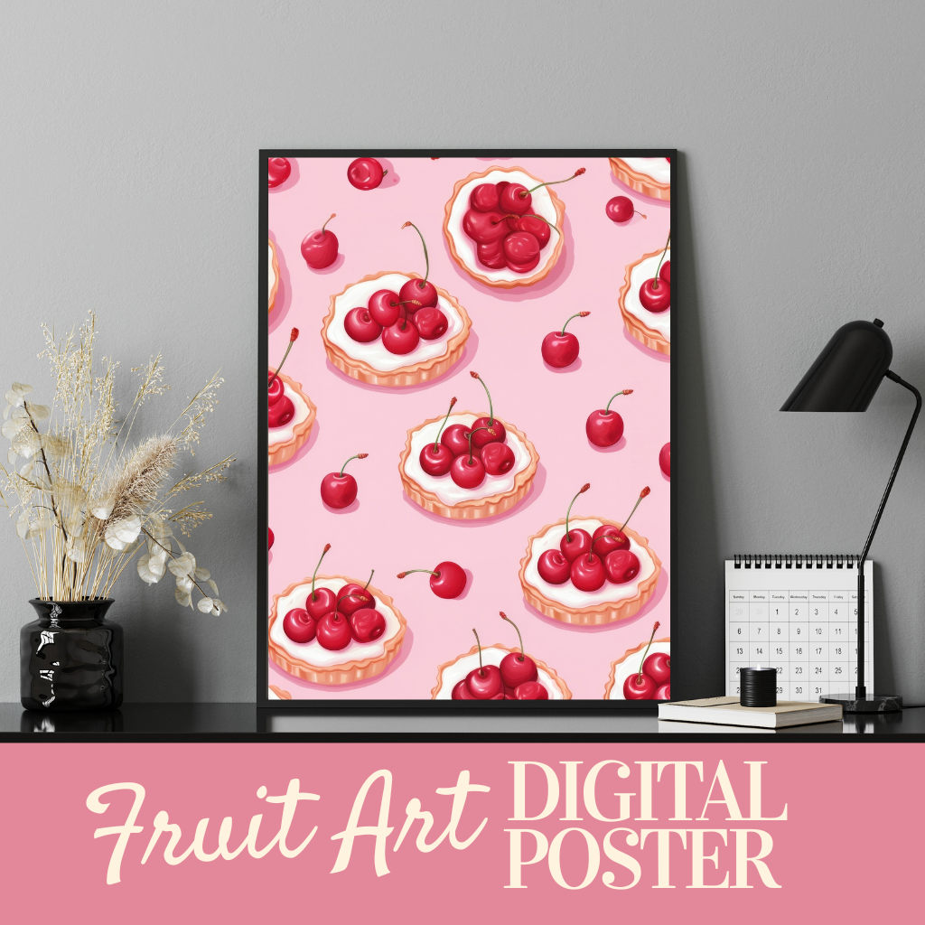 🖼 30 Digital Fruit Posters – Instant Download