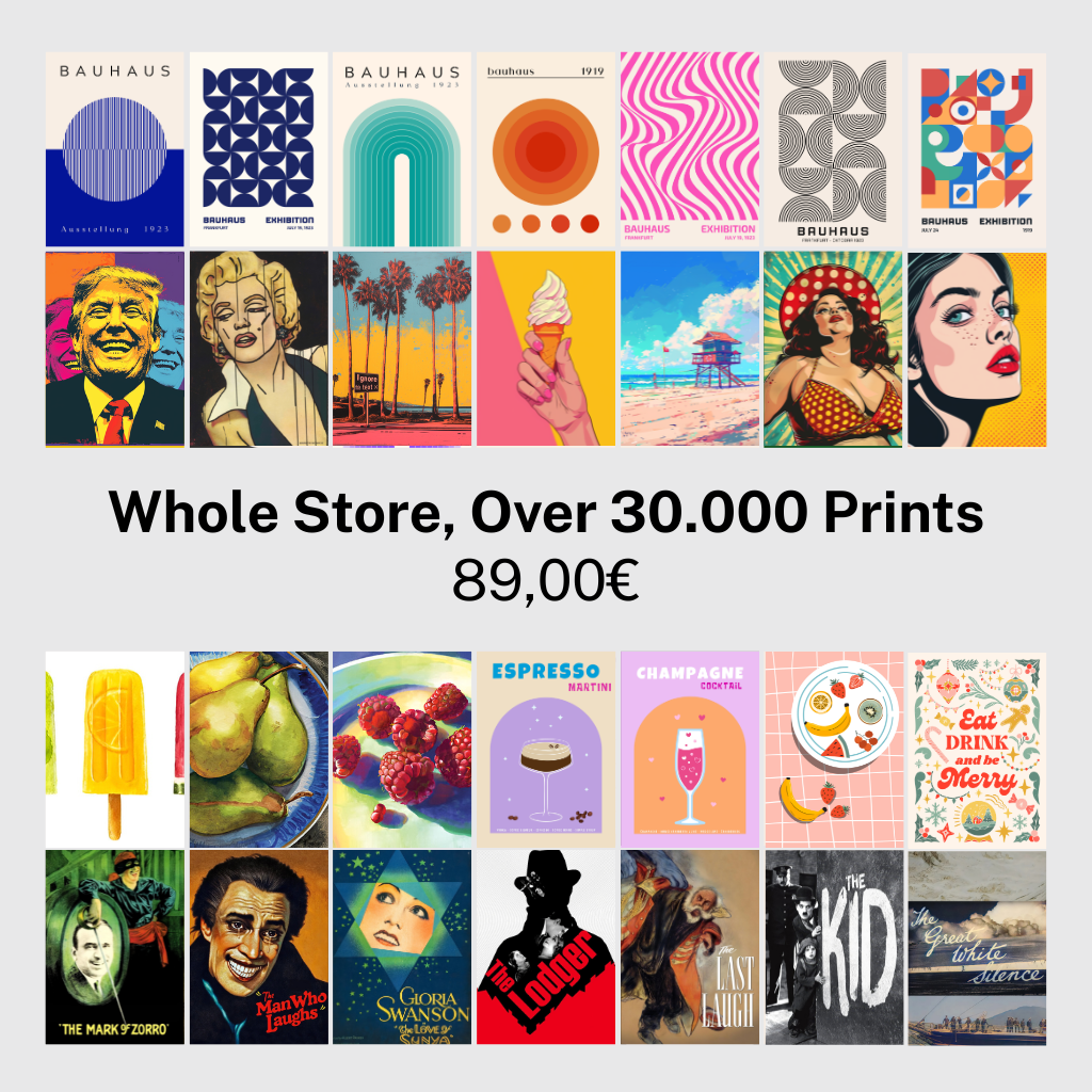 Whole Store, over 30.000 prints