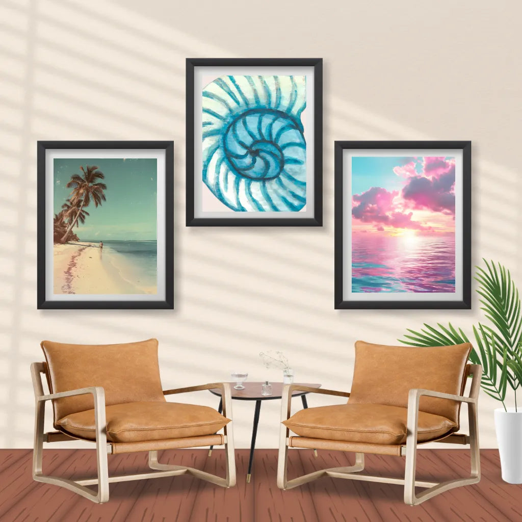 Beach Coastal, over 600+ prints